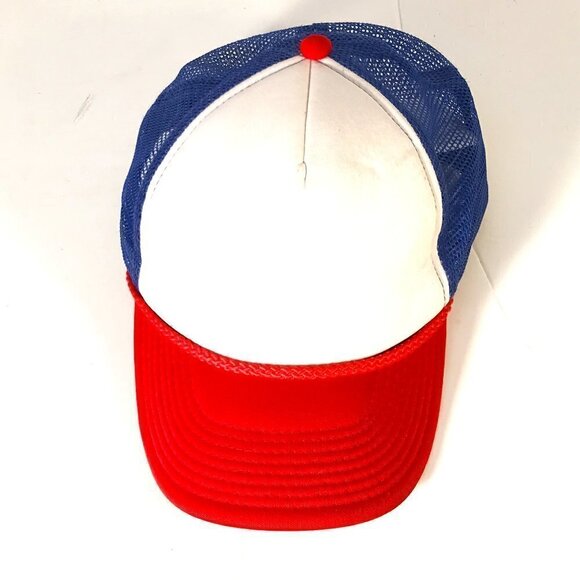 Stranger Things Trucker Truck Red White Blue Hat Cap Adjustable Snapback - Picture 1 of 6